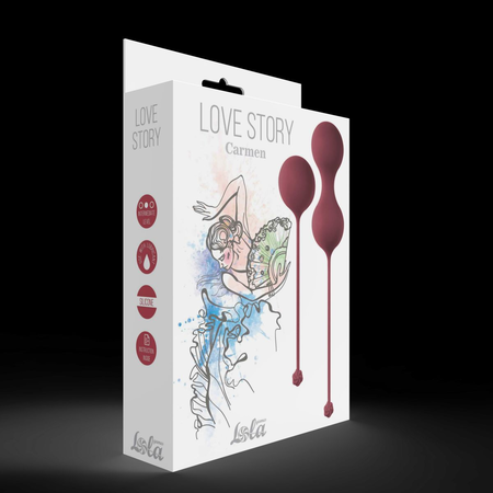 Set vaginalnih kuglica Love Stori Carmen Vine Red 3011-02lola