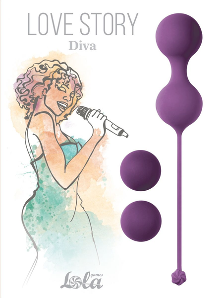 Set vaginalnih kuglica Love Stori Diva Lavender Sunset 3012-03lola
