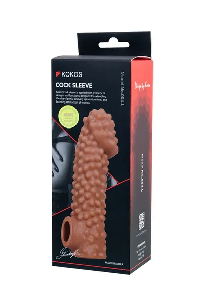 Dodatak za falus sa izbočinama i otvorom za skrotum res.004 LARGE