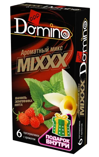 Ароматизированные презервативы domino ароматный микс