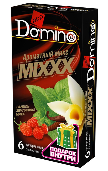 Aromatizovani Domino kondomi mirisna mešavina - 6 kom.