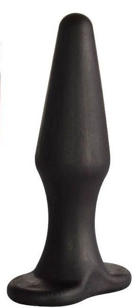 Crna konusna analna pluta Comfort - 10,6 cm.