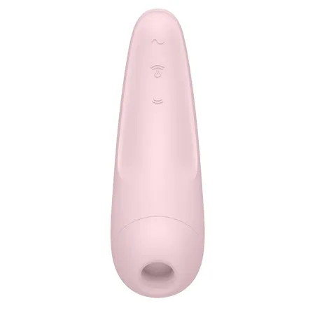 Ružičasti vakuumski talasni stimulans satisfier curvi +