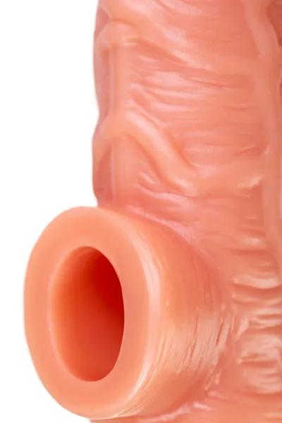 Realistička mlaznica za falus sa otvorom za skrotum