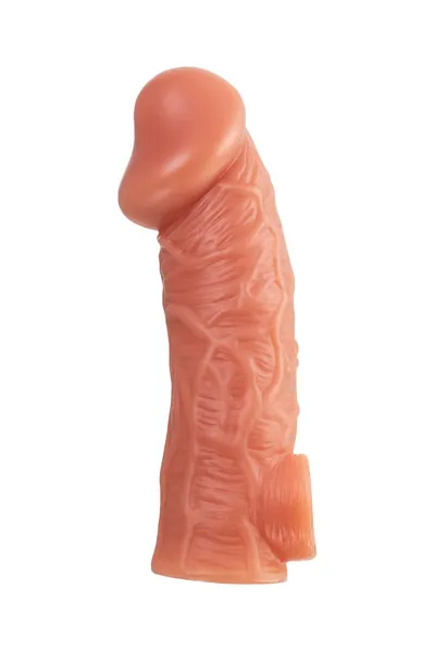 Realistička mlaznica za falus sa otvorom za skrotum