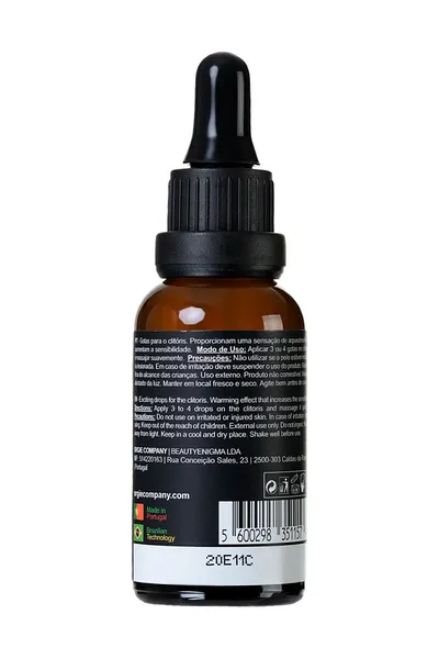 Agitacijski gel za klitoris Orgasm Drops, sa efektom zagrevanja, 30 ml