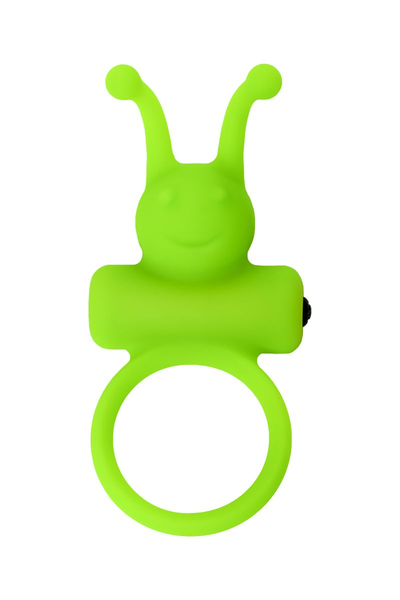 Эrekcionnoe prsten na penis A-Igračke by TOYFA Flik, silikonski, zelena, 9,1 cm, Ø 3,1 cm