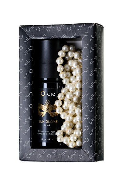 Silikonski gel za masažu i biser ogrlica Orgie PEARLS LUST MASSAGE