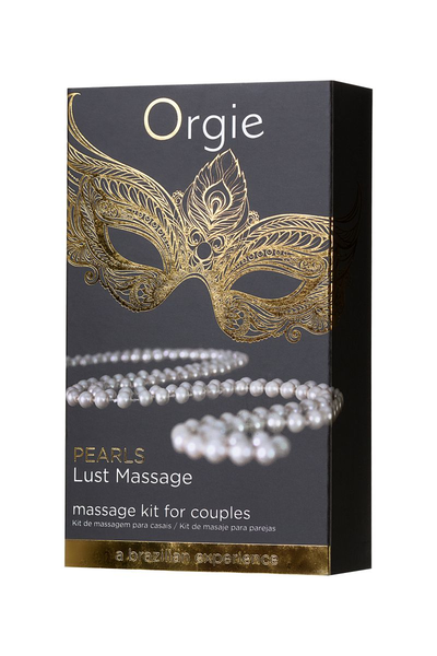 Silikonski gel za masažu i biser ogrlica Orgie PEARLS LUST MASSAGE