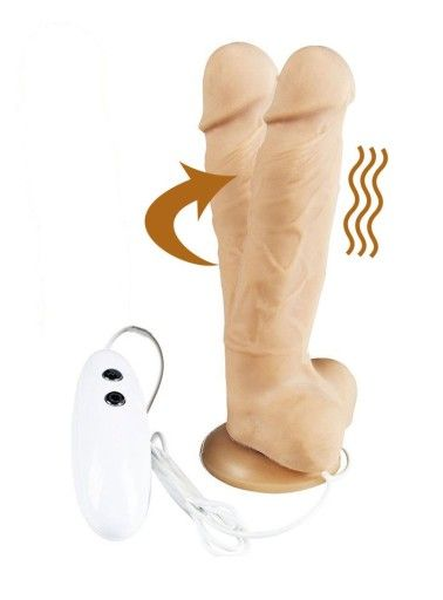 Vibromasažer-rotator na prisosku Cesar Vibrator Rotator Adrien Lastic, sa vibracijom, dužina 17.