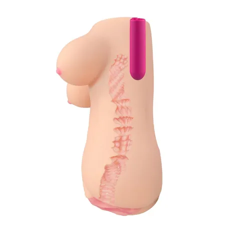 Masturbator-vagina sa vibracijom Clara Onahole sa imitacijom grudi