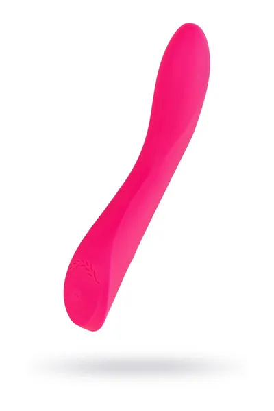 Jos Tvig nerealni vibrator, 5 načina vibracije, silikon, ružičasta, 20,5 cm, Ø 3,4 cm