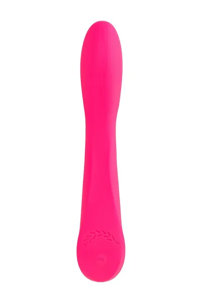 Jos Tvig nerealni vibrator, 5 načina vibracije, silikon, ružičasta, 20,5 cm, Ø 3,4 cm