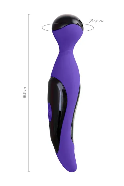 Vibracioni stimulator Leroina by TOYFA Cosmy, silikon, ljubičasta, 18,3 cm, Ø 3,6 cm