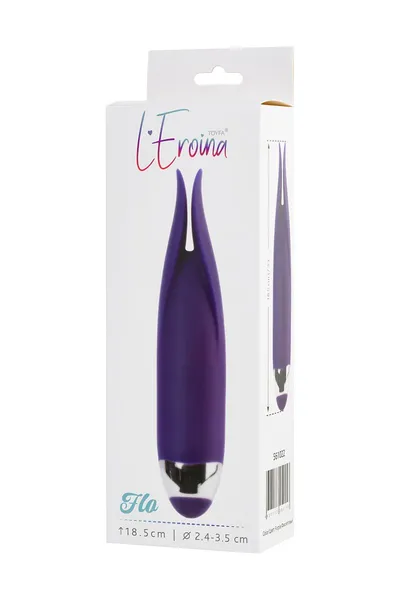 Vibracioni stimulator Leroina by TOYFA Flo, silikon, ljubičasta, 18,5 cm