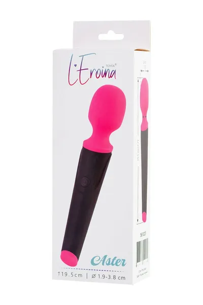 Vibracioni stimulator Leroina by TOYFA Aster, silikon, roze, 19,5 cm, Ø 3,8 cm