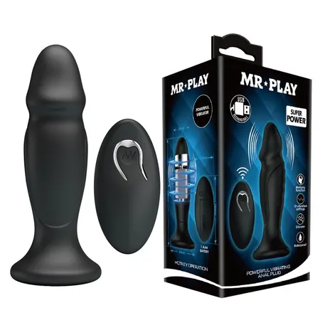 Analni vibracioni stimulator Black Pretty Love BI-040085W-MR