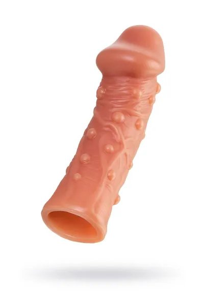 Realistička mlaznica na falusu, sa pupčanicama, veličina L