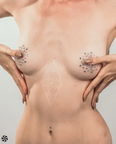 Nalepnice za grudi Burleskue Rovland Vhite