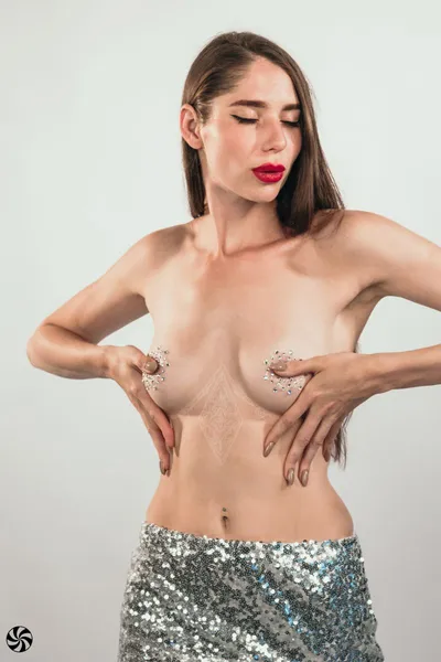 Nalepnice za grudi Burleskue Rovland Vhite