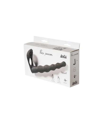 Pure Passion Farnell Black 1203-01lola dvostruka penetraciona vibraciona podloga