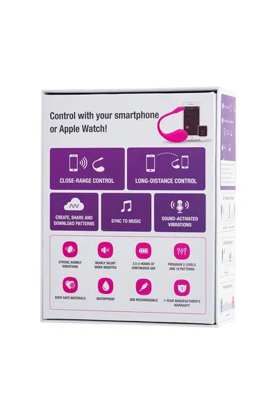 Vibroяйco LOVENSE Lush 2, silikonski, roze, 18 cm