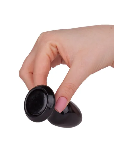 Crni Magnum plug masažer prostate u laminatu crna boja