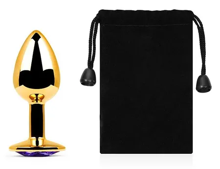 Golden plug Small (glavčina analna) kristalna boja svetlo fileta, l 72 mm, d 28 mm, Težina 50 g art. GS-15