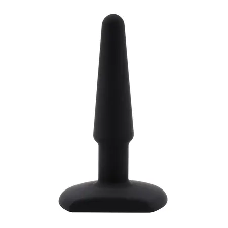 Crna analna čaura Silicone Butt Plug 4-11 cm.