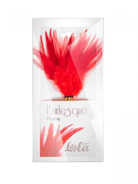 Tikler burlesque plume red