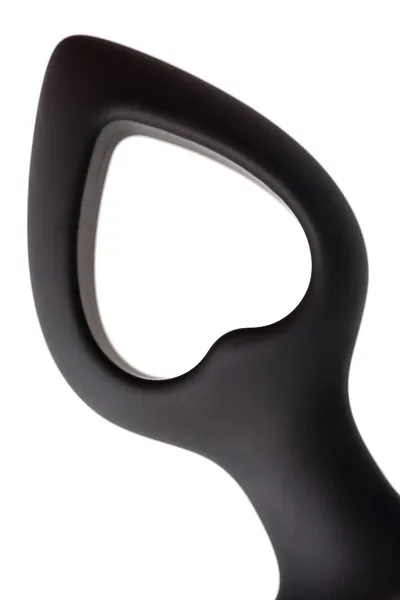 Analni vibracioni produživač POPO Pleasure by toifa Cordis M, silikon, Crna, 14 cm, Ø 5,5