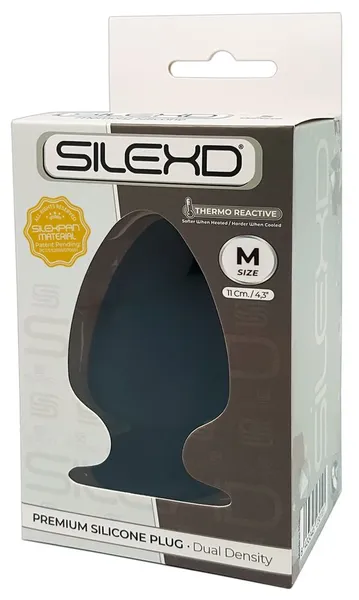 Premium Silicone plug M - 11 cm Crna analna čaura