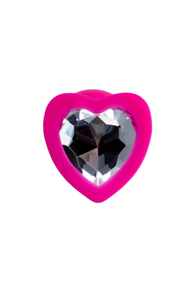 Analna čaura Todo bi Toifa Diamond Heart, silikon, ružičasta, 7 cm, Ø 2 cm, 18 g