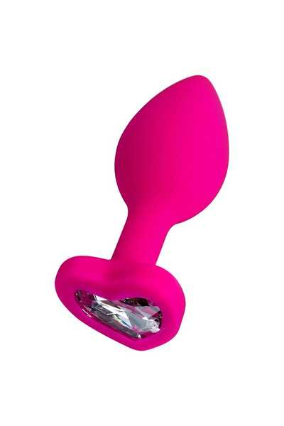 Analna čaura Todo bi Toifa Diamond Heart, silikon, ružičasta, 7 cm, Ø 2 cm, 18 g