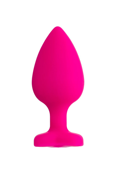 Analna čaura Todo bi Toifa Diamond Heart, silikon, ružičasta, 9,5 cm, Ø 4 cm