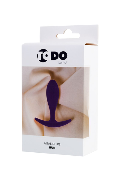 Analna čaura Todo bi Toifa Hub, silikon, ljubičasta, 7,2 cm, Ø 2 cm