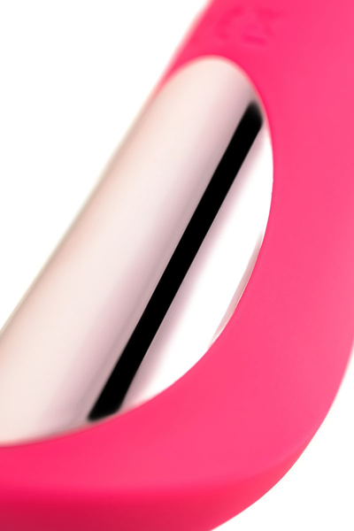 Jos Tvig nerealni vibrator, 5 načina vibracije, silikon, ružičasta, 20,5 cm, Ø 3,4 cm