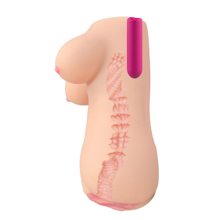 Masturbator-vagina sa vibracijom Clara Onahole sa imitacijom grudi