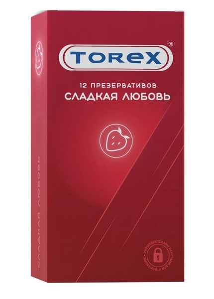 Torek kondomi slatka ljubav sa mirisom jagode - 12 kom.