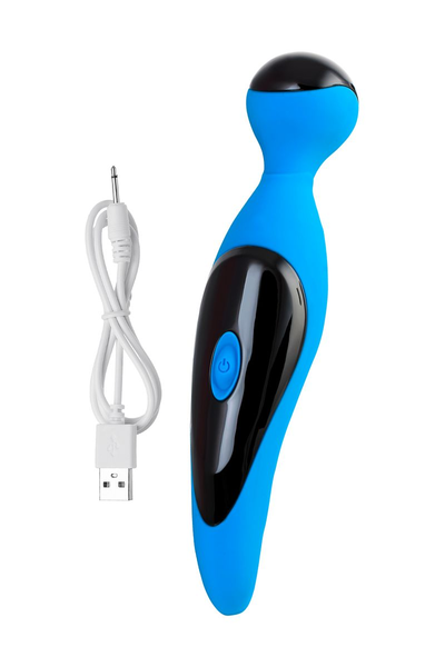 Vibracioni stimulator Leroina by TOYFA Cosmy, silikon, plava, 18,3 cm, Ø 3,6 cm