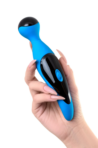 Vibracioni stimulator Leroina by TOYFA Cosmy, silikon, plava, 18,3 cm, Ø 3,6 cm