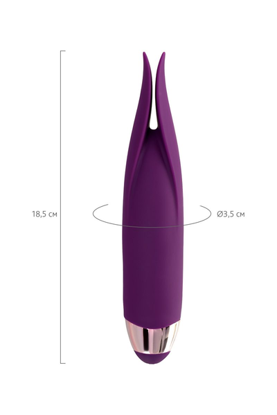 Vibracioni stimulator Leroina by TOYFA Flo, silikon, ljubičasta, 18,5 cm