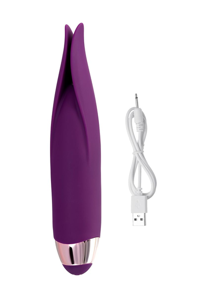 Vibracioni stimulator Leroina by TOYFA Flo, silikon, ljubičasta, 18,5 cm