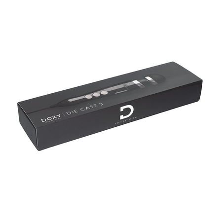 Vibrator-vond Doxy Die Cast 3 crna