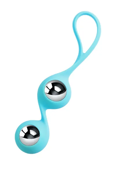 L'eroina vaginalne kuglice TOIFA Futa, silikon, cijan, 11 cm