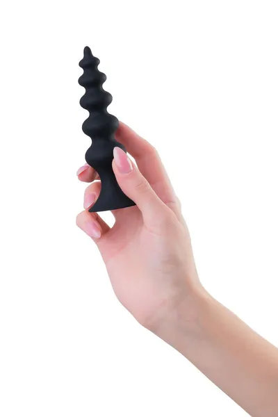 Analna čaura Popo Pleasure bi TOIFA Indi, vodootporna, silikon, Crna, 11,5 cm, Ø 2,9 cm