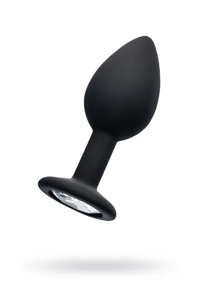 Analna čaura Popo Pleasure bi TOIFA sa rhinestones s, silikon, Crna, 7,2 cm, Ø 2,8 cm, 25 g