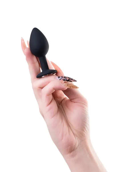 Analna čaura Popo Pleasure bi TOIFA sa rhinestones s, silikon, Crna, 7,2 cm, Ø 2,8 cm, 25 g