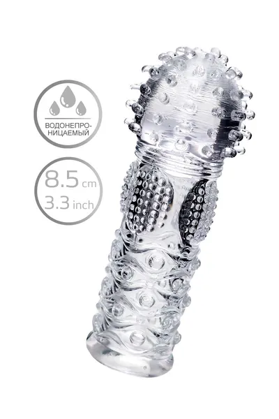 Dodatak za prst a-Tois Hicx, TPE, prozirni 8,5 cm