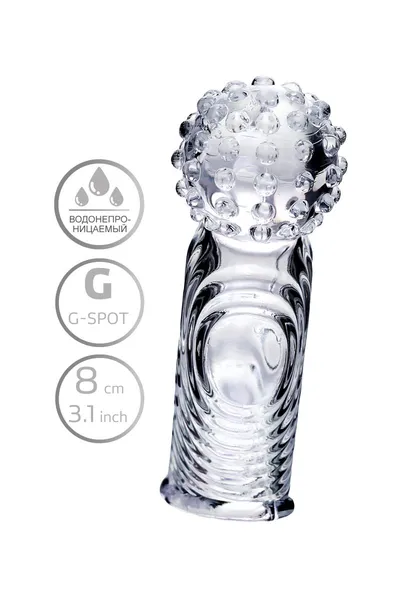 Mlaznica na prst A-Igračke by TOYFA Ricol, TRE, transparentan, 8 cm